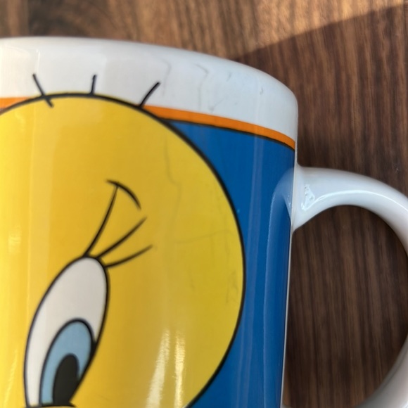 Vintage (1999) Warner Bros. Looney Tunes Tweety Bird Gibson Mug 8-10 oz Cup - Picture 7 of 7